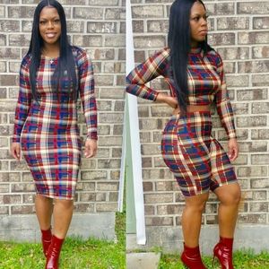 PLAID DRESS OR TWOPIECE